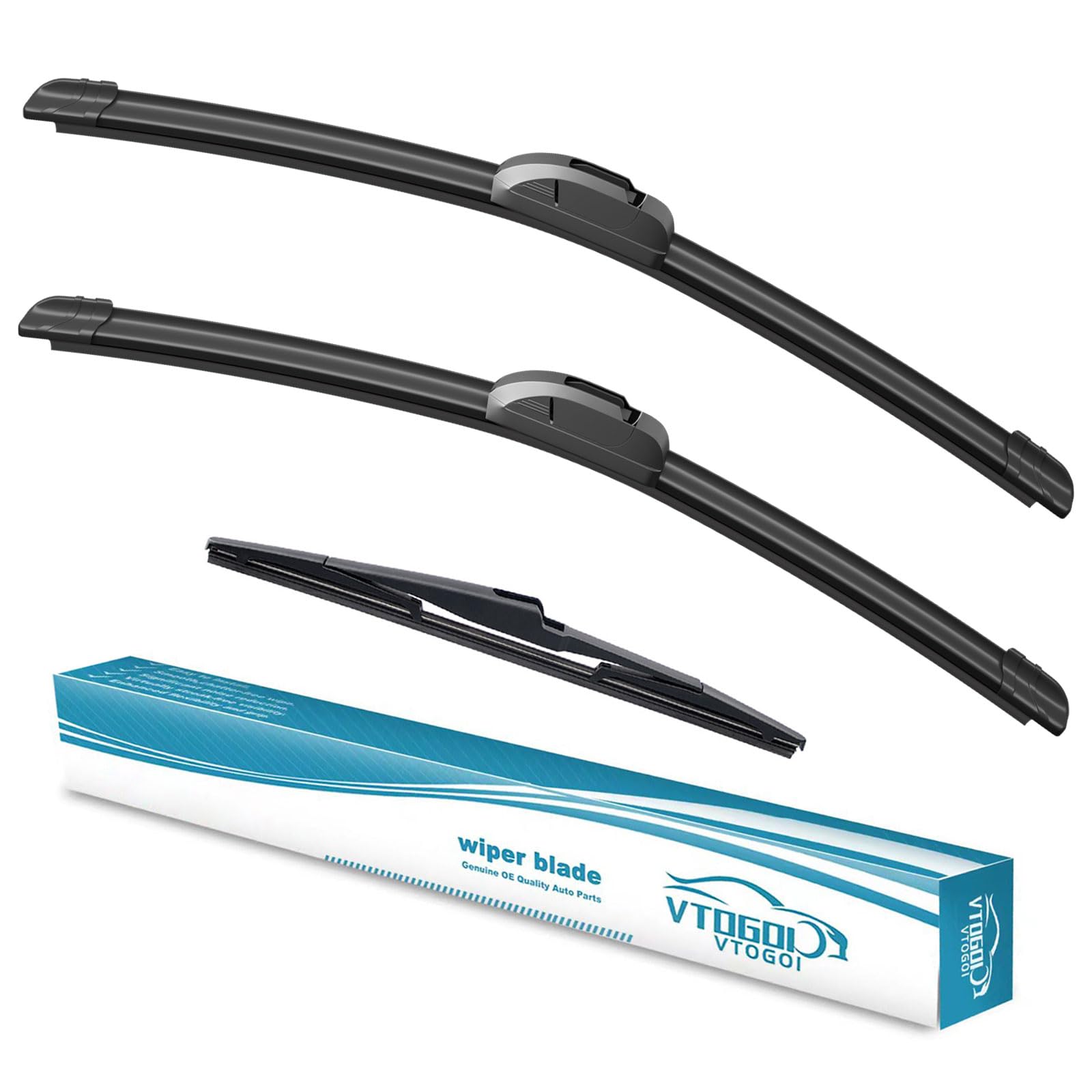 OEM Windshield Wiper Blades Replacement for Chevrolet Equinox 2022 2023-2025 GMC Terrain 2022-2025 Blazer 2024 2025,All Weather Original Factory Quality Front & Rear Wipers Set 24"+18"+12" (Pack of 3)