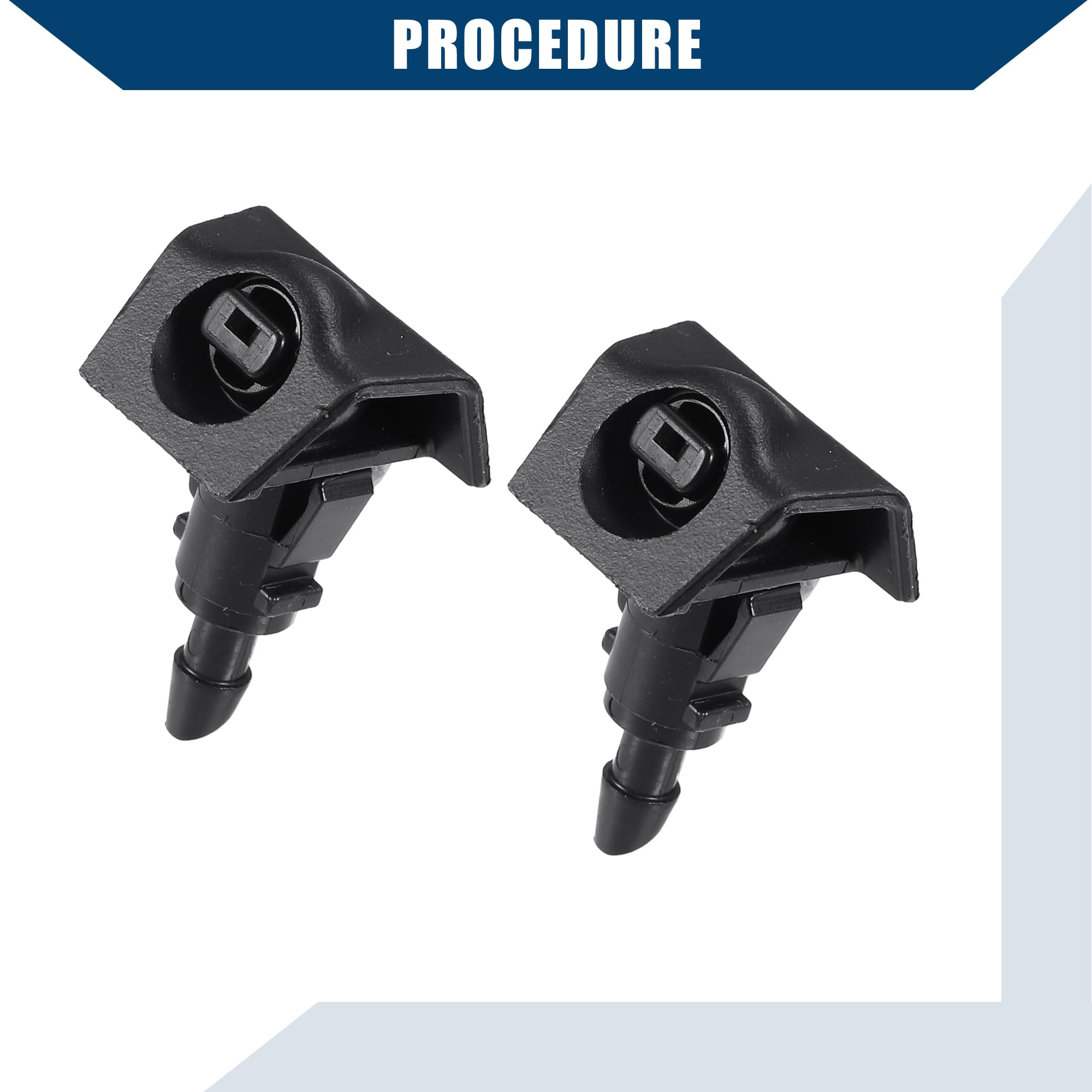 Hihaha No.28931-ZW80A / Windshield Washer Nozzle for Nissan Versa