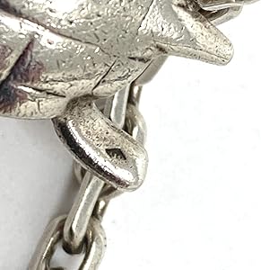 HERMES シルバー製亀のキーホルダー 良好品 HERMES エルメス タートル 亀 モチーフ 925 シルバー