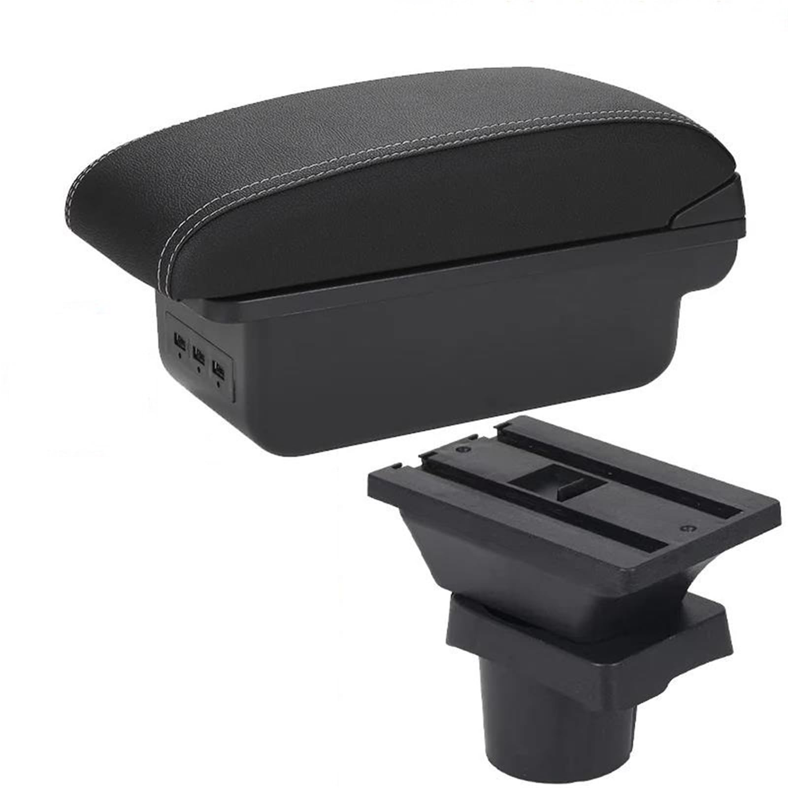 Hjkdsz Type F Cars Center Console Storage Box Armrest For Skoda For Citigo For Vw Up For Seat For Mii Accessories(Type F)