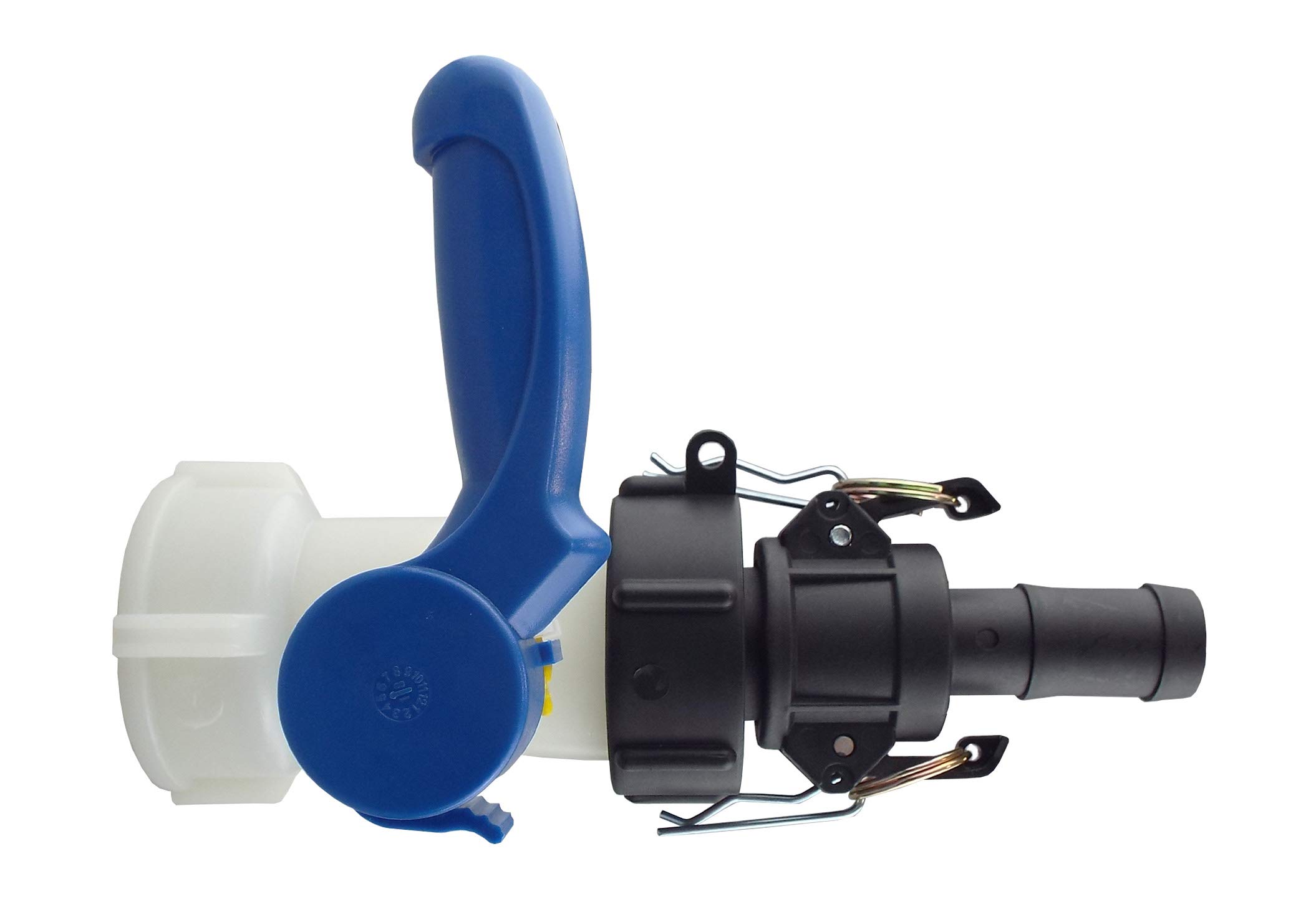 Cost Wise Black Ibc Tank Outlet Kit S60x6 Coarse Thread To Camlock Barb Type C,With Or Without Valve (Kit For 2" Camlock Barb+Valve)