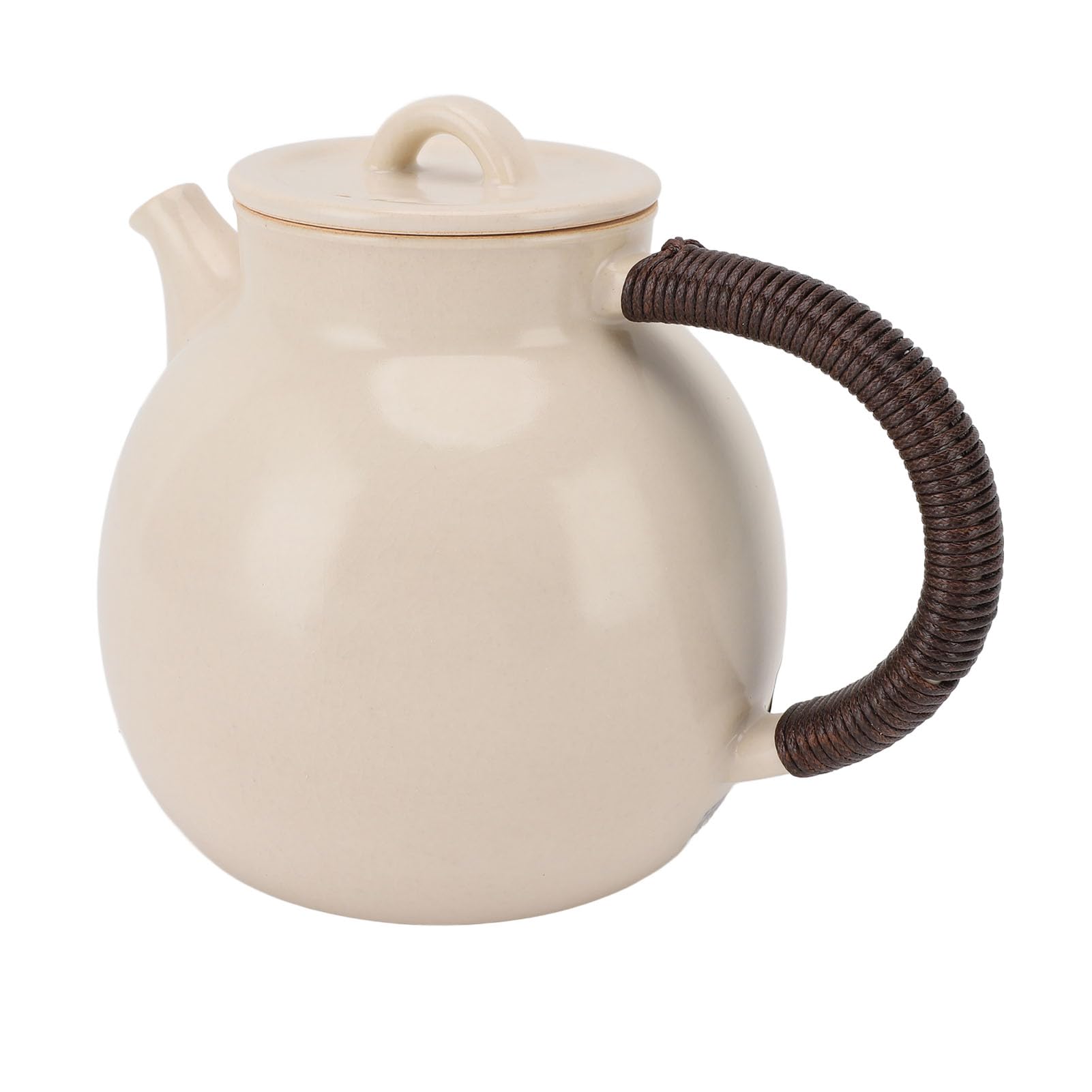 Teiera in Ceramica, Filtro Integrato nel Beccuccio, Manico