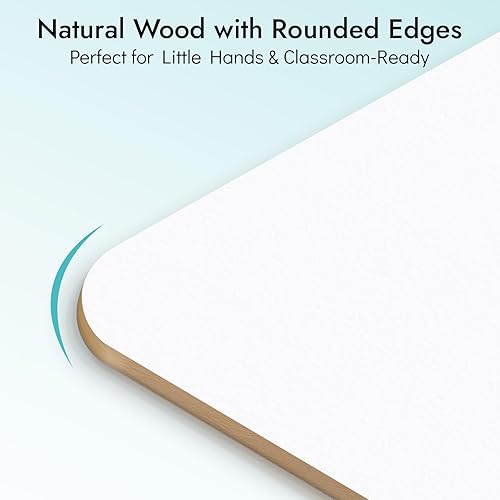 Miniatura 4 de 6 Pack Small Dry Erase Board 12''x 9'', Double-Sided Portable Lapboards with Markers & Erasers, Handheld Marker Writing Whiteboard for Office, Home