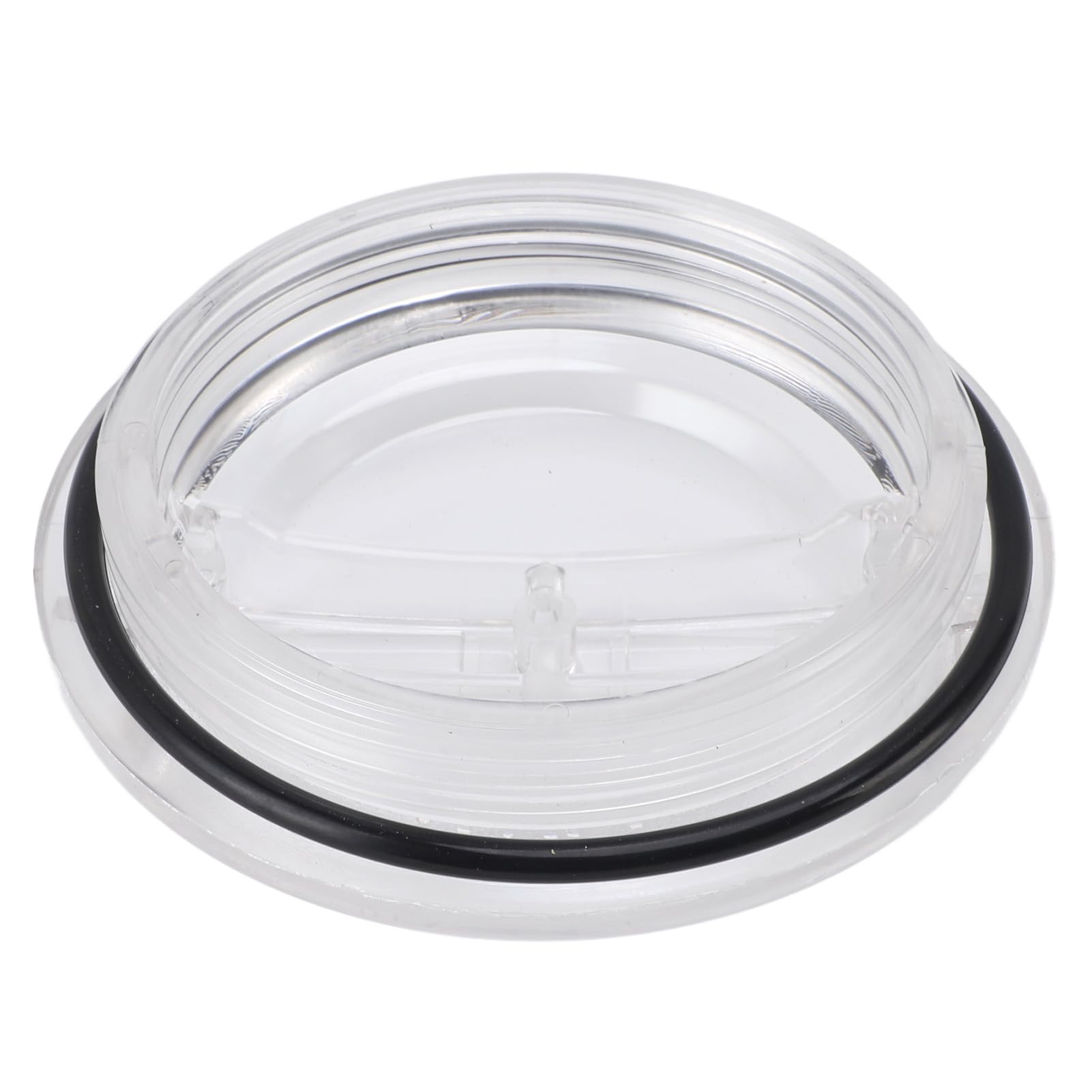 Pool Pump Lid for Hayward Super II Pump, Transparent No Leakage O Thread Strainer Cover Replacement, Thread Size 6in Overall Height 2.5in