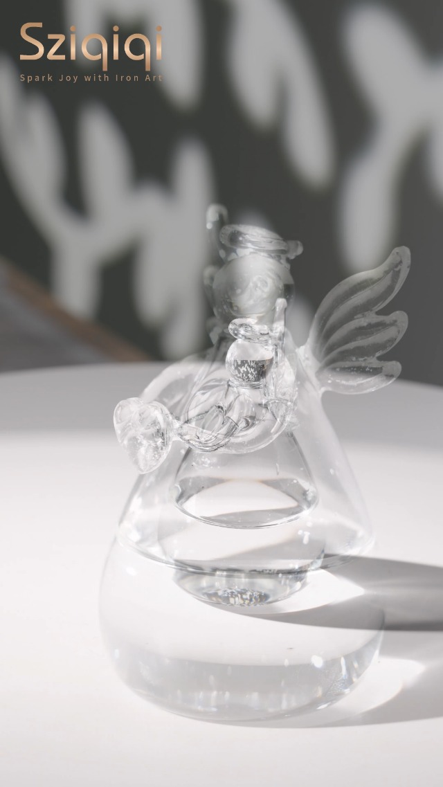 Amazon.com: Sziqiqi Glass Guardian Angel Vases Tiny Bud Vases Bulk