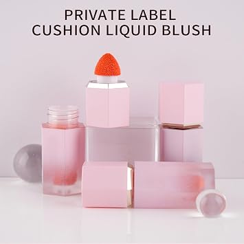 Liquid Blush for Cheeks, Matte Cream Blush Stick, Long-Wearing, Waterproof, Soft, Natural Finish, Pink