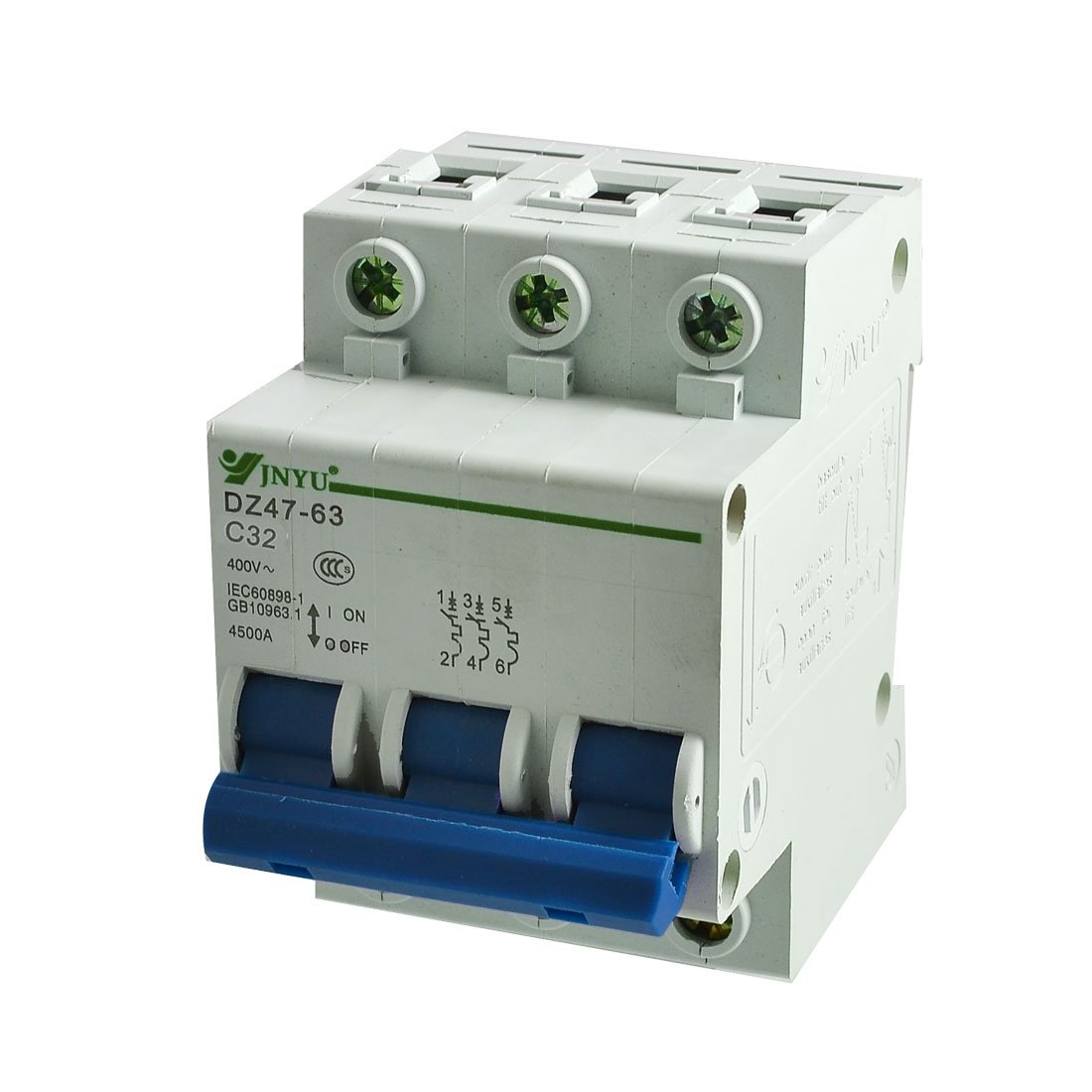 Disjoncteur 32A DZ47-63 type C évite les coupures de courant triphasé