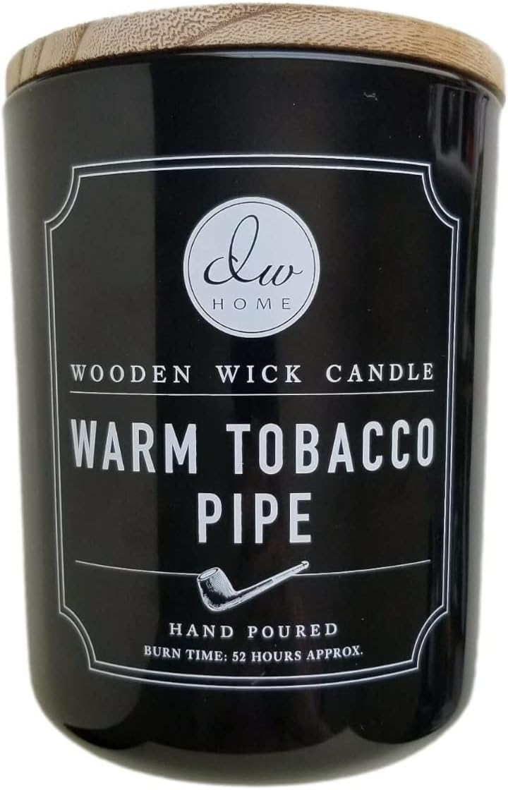 Warm Tobacco Pipe Candle - XXL Huge 27 oz candle - DW Home Decoware Richly Scented Tobacco Pipe Candle