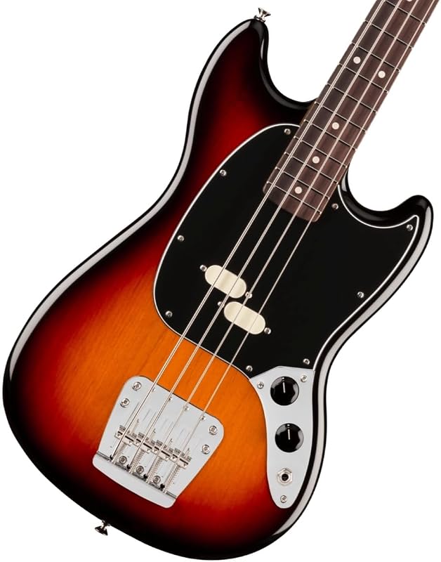 Fender American Professional Classic Mustang Bass - 3-color Sunburst with Rosewood Fingerboard | 3 color Sunburst with Rosewood Fingerboard