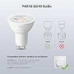 Lepro GU10 LED Bulbs, Dimmable GU10 Light Bulb, 5000K Daylight White Bulbs, 5.5W PAR16 LED Spotlight Bulb, 50W Halogen Equivalent Track Lighting Bulb for Kitchen, Range Hood, Bedroom, 6 Packs