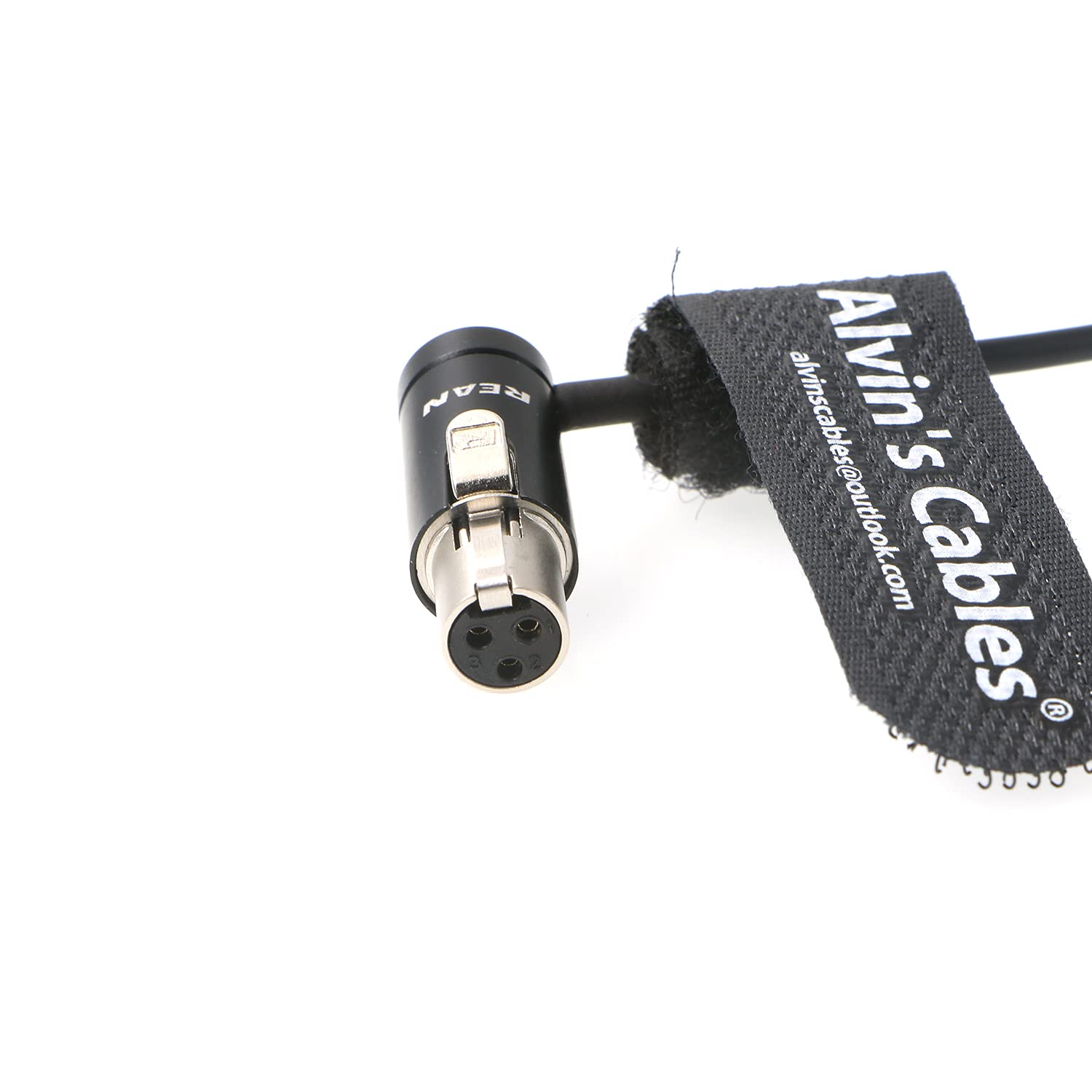 Low-Profile Audio-Kabel TA3F Mini-XLR 3-Pin Buchse auf Locking-3.5mm-TRS rechtwinklig für Sennheiser EK 2000| Sony UWP| Sound Devices 633 688 Symmetrisches Ausgangskabel Alvin's Cables