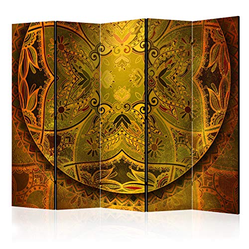 murando Biombo Mandala 225x172 cm de Impresion Unilateral en el Lienzo de TNT Decoracion Foto Biombo de Madera con Imagen Impresa Home Office Zen Orient f-A-0614-z-c