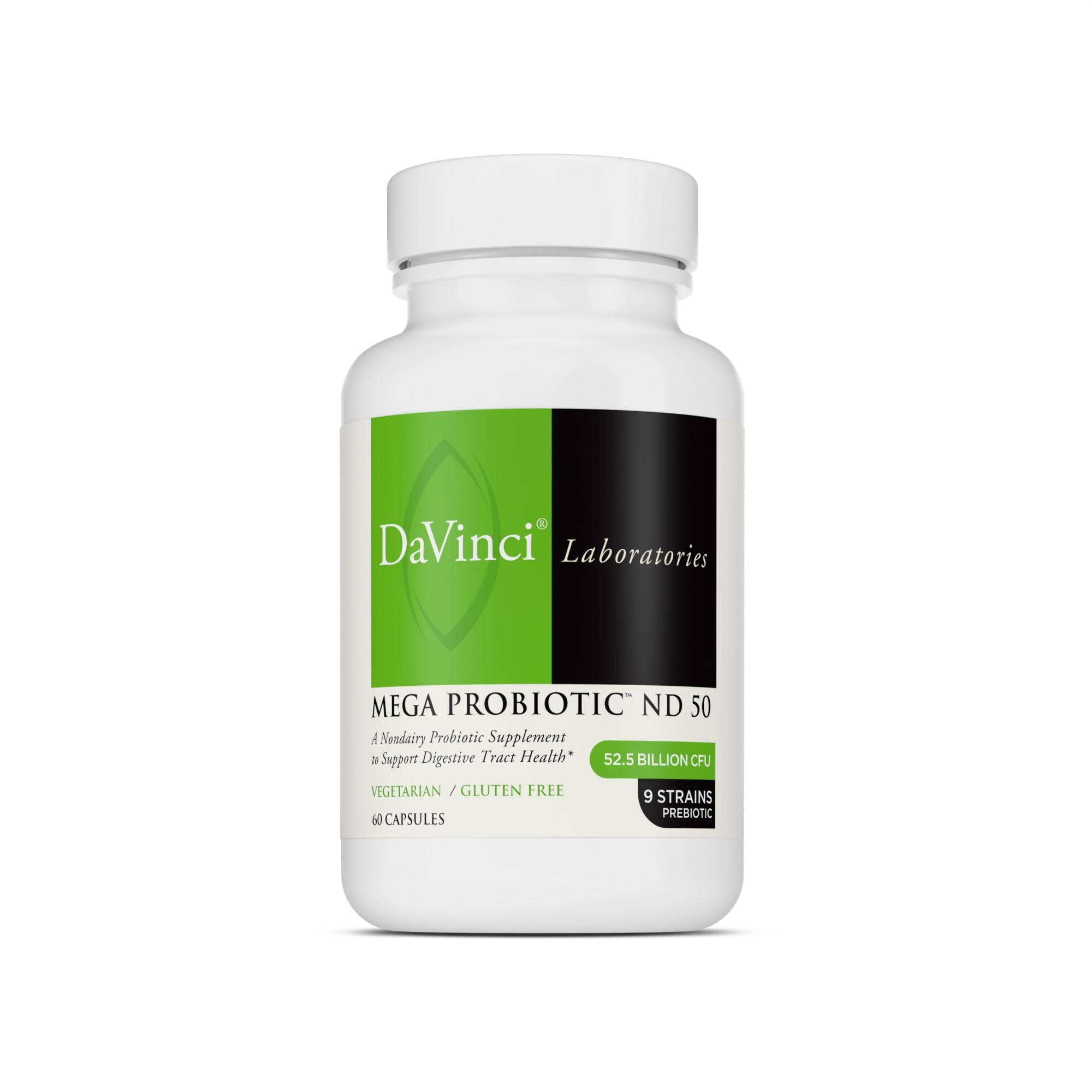 DAVINCI Labs Mega Probiotic ND 50, 60 Vegetarian Capsules