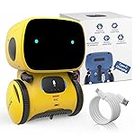 98K Robot Toys for Girls and Boys Rechargeable, Voice and Touch Sensor Robots Interactive Talking Smart Partner and Teacher with Singing, Dancing, Repeating, Toy Gifts for Kids Age 3 and Up