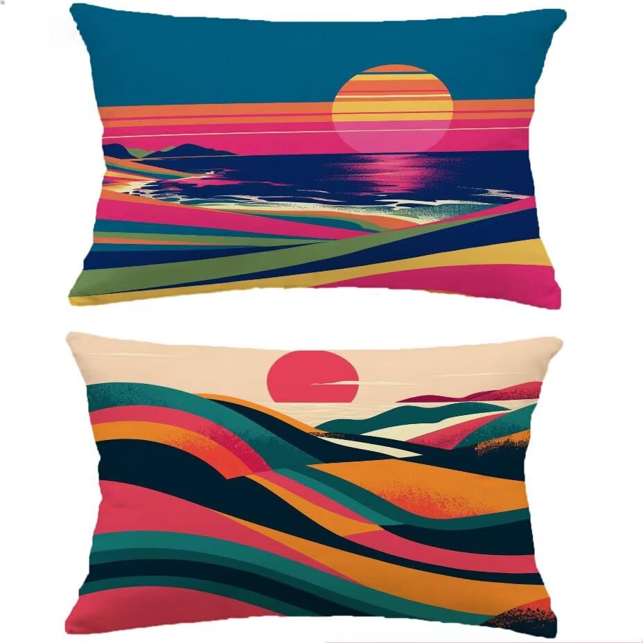 Housse de Coussin Extérieur 60x90 Imperméable Déperlante Anti-Tache