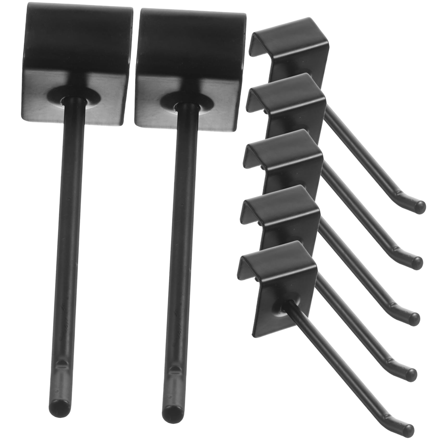 32pezzi Ganci Per Pannello Metallico Ganci Per Scaffali Metallo Per Organizzazione Garage Cucina e Negozio Resistente e Facile Da Installare