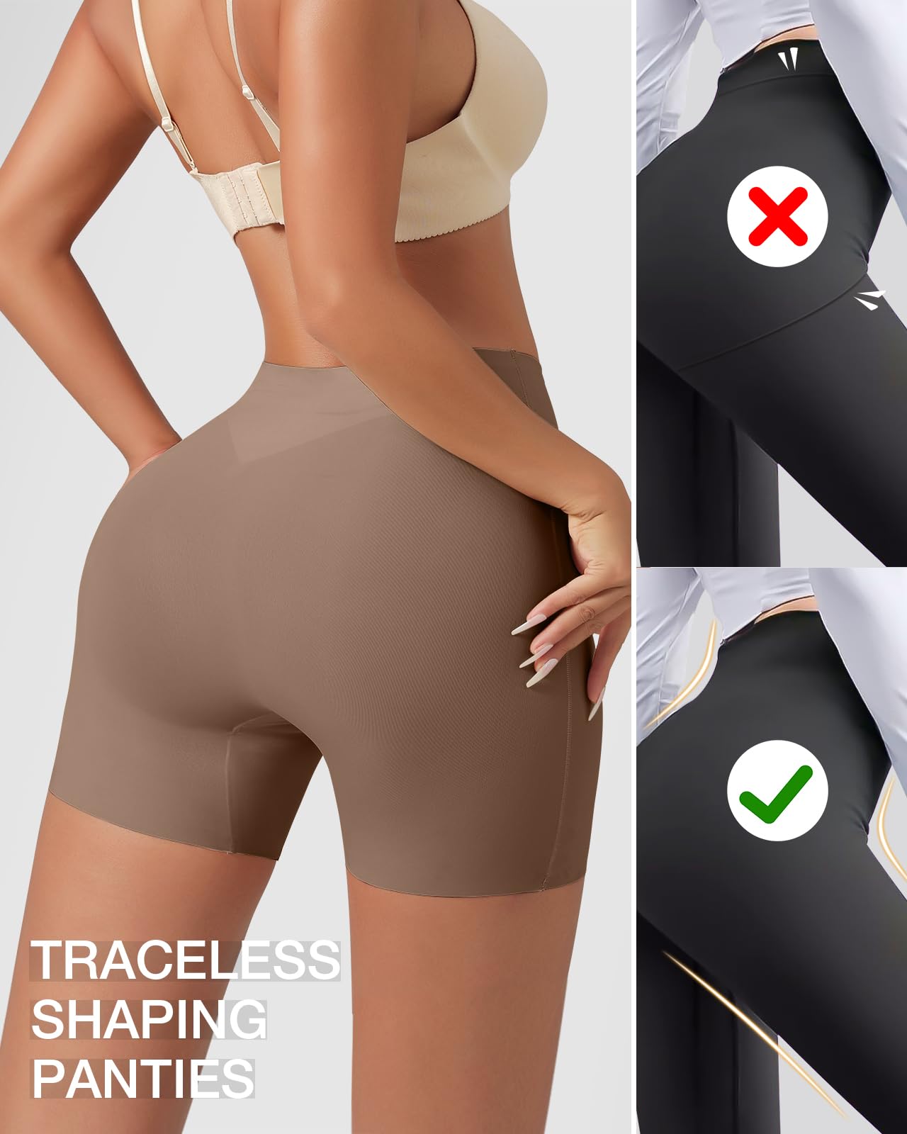 Shapewear für Frauen Tummy Control Shapewear Shorts für unter Kleider Frauen Compression Shorts
