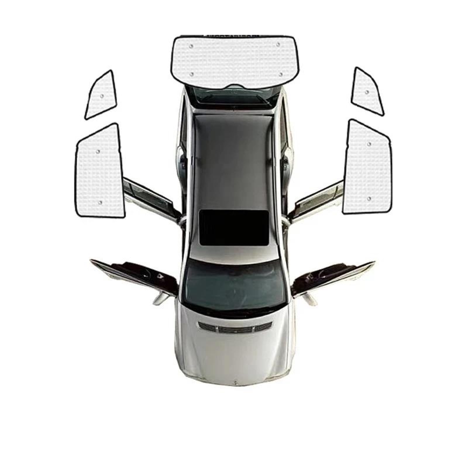 Para Hyundai Para Santa Para Fe 2007-2012 Para CM MK2 Parasol Para Parabrisas De Coche Viseras Protectoras Accesorios Parasol Coche Magnético(Rear Sunshades)