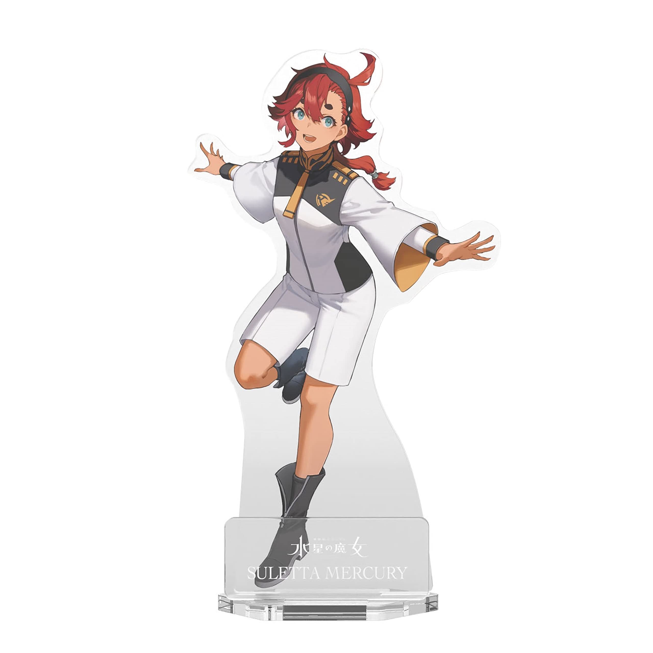BANDAI SPIRITS Gunpla Package Art Acrylic Stand Suletta Mercury (The Witch from Mercury)