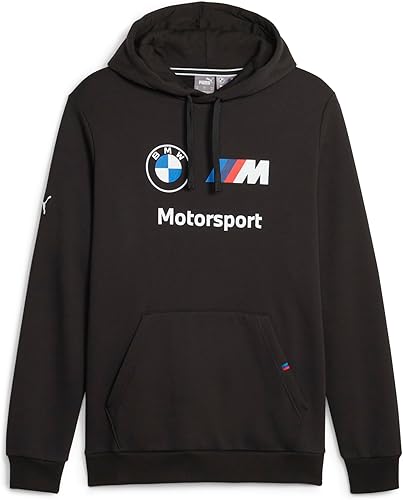 PUMA Sudadera con capucha de forro polar BMW M Motorsport Essentials para hombre