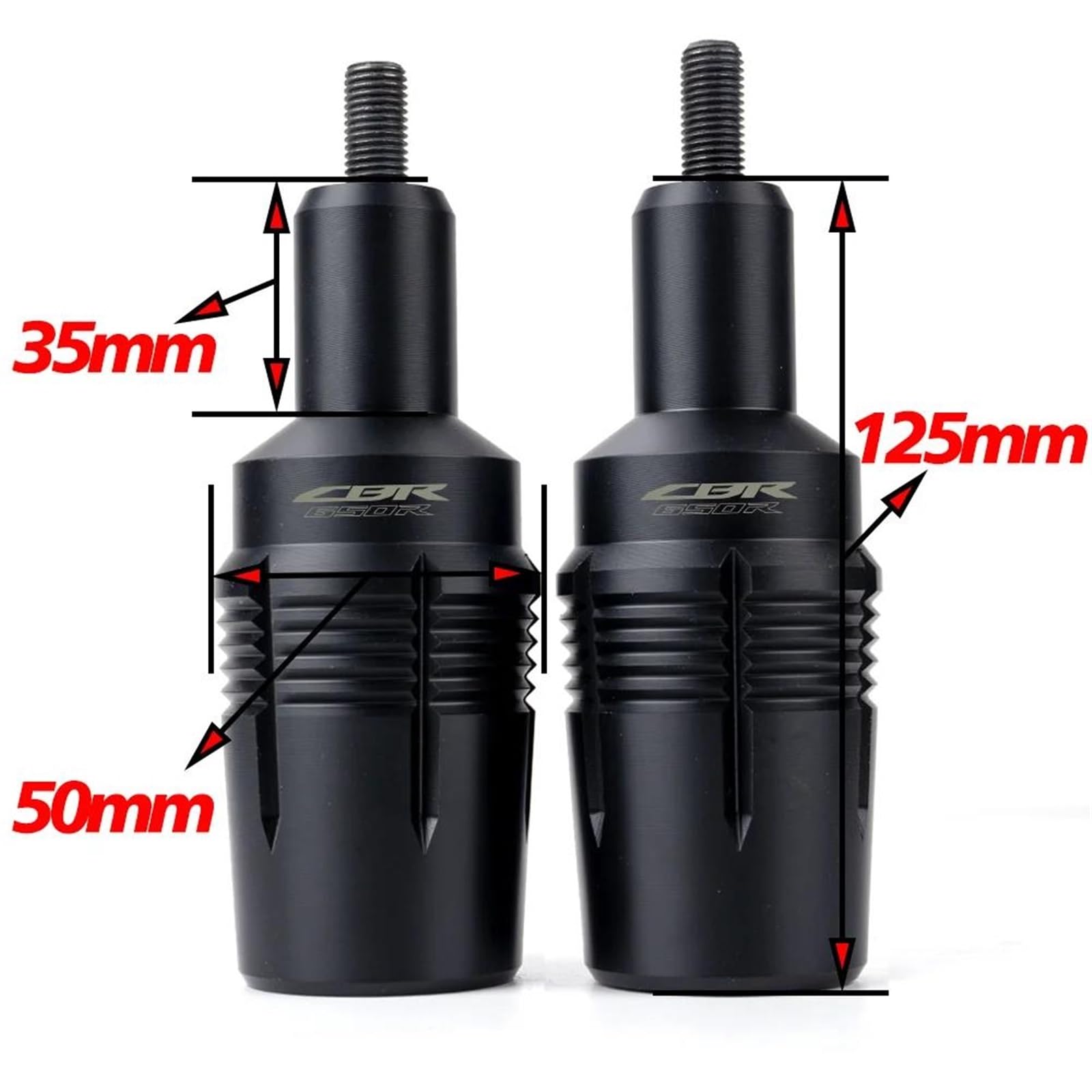 Motorräder Rahmen Protector Schieber Für Honda CBR650R CBR 650R 650 R 2019-2024 Motorrad Rahmen Sliders Fallen Schutz Motor Crash Protektoren Sturzschutz