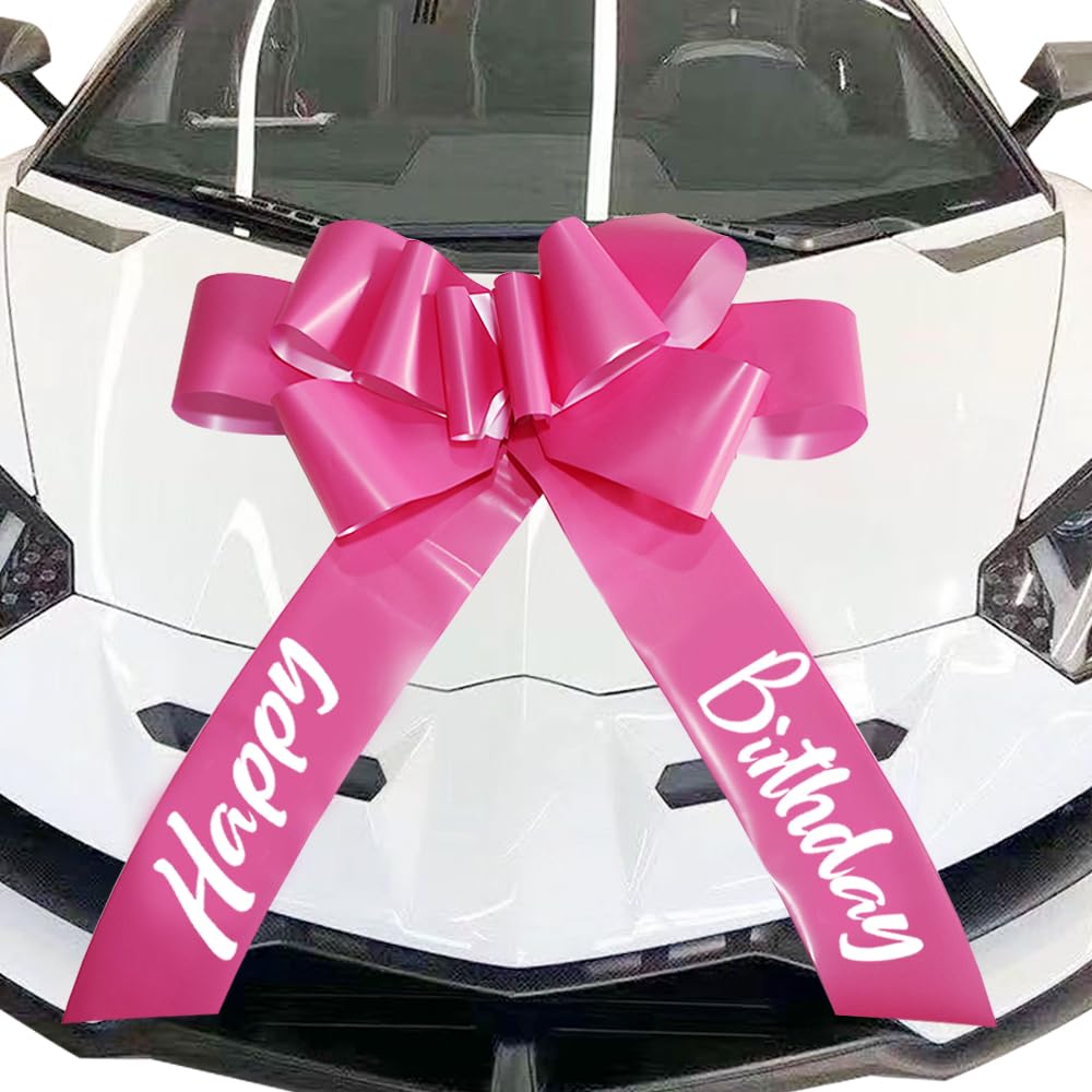 Happy Birthday Car Bow,30 Inch Big Car Bow for car,New House,Birthday Gift,Birthday Party and Other Gifts and Scene Decoration โ image 1