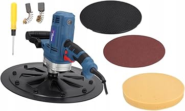 DEDRA Putzbearbeitungsmaschine stark 750 W, 375 mm, Schwamm, Papier, Schleifteller, langes Kabel 5m, 110 RPM, Gewicht 5,7kg einfacher und schneller Scheibenwechsel