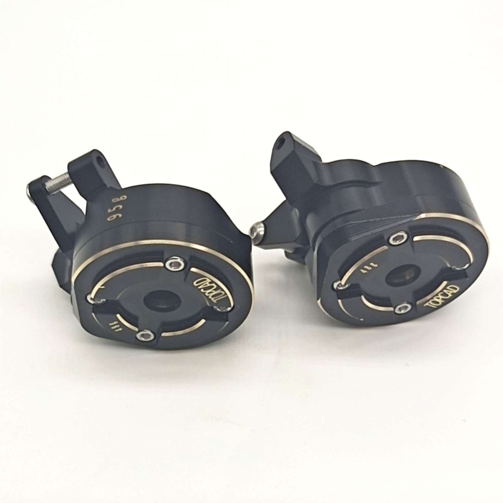 TOPCAD Heavy Brass Steering Knuckles for axial SCX10 III 1/10 rc Crawler.