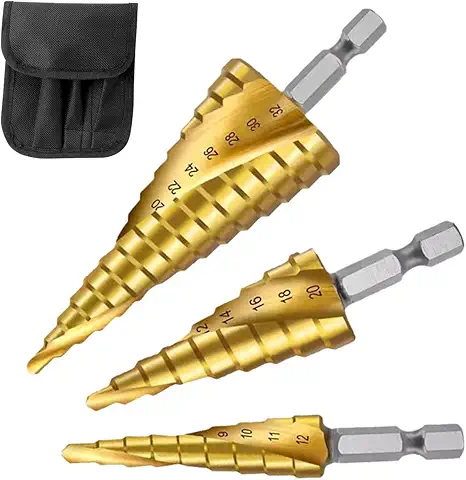 六角砥石ステップドリル 3本セット