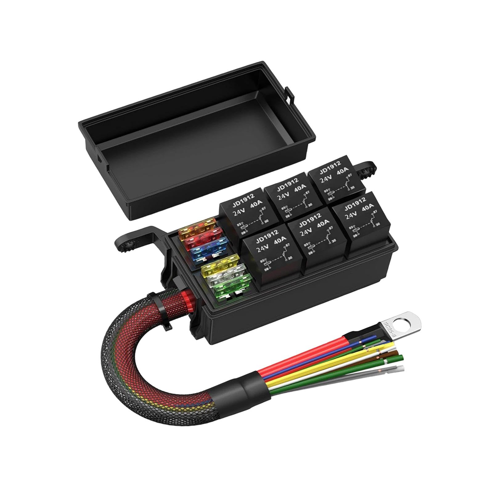 Amazon | QHStealthy 汎用リレーボックス ATC ATO ヒューズリレー
