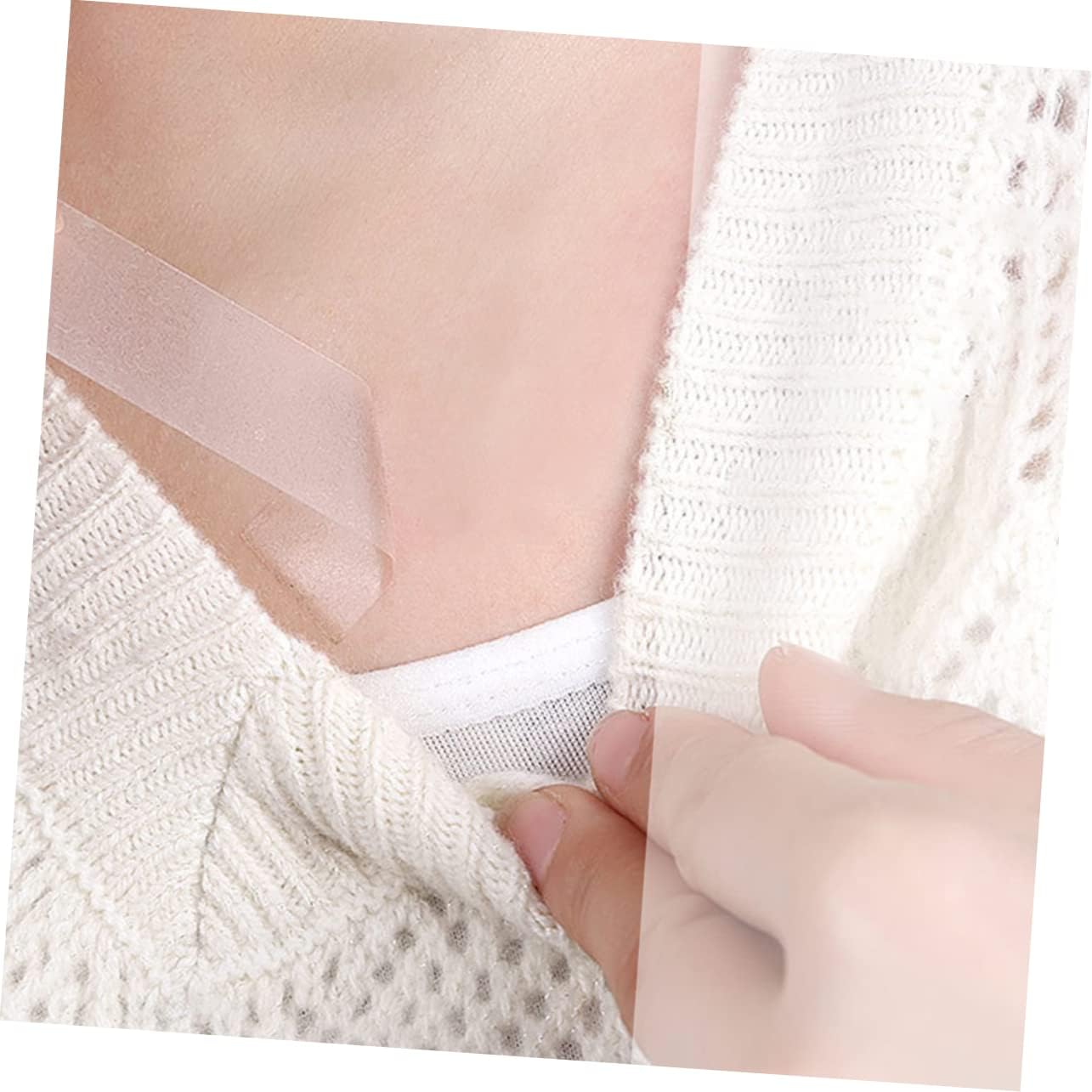 BESTYASH 4packs Double Sided Body Tape Breast Clothing Strap Invisible Adhesive Comfortable Discreet