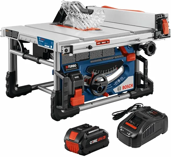 BOSCH GTS18V-08N14 PROFACTOR™ 18V 8-1/4 In. Portable Table Saw Kit with (1) CORE18V® 8 Ah High Power Battery