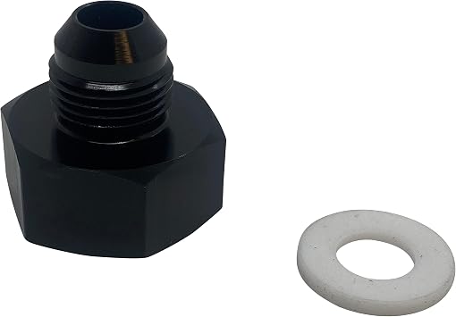 -8AN Nitrous Bottle Nut CGA 660 for NOS Nitrous Bottle with Teflon Washer