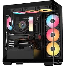 CORSAIR 3500X RS ARGB Panoramic Mid-Tower PC Case &ndash; Black