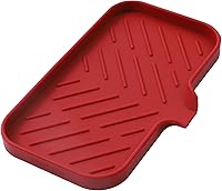 Vista 12 de MicoYang Jaboneras de baño de silicona con boquilla de drenaje - Organizador de fregadero de baño y cocina, soporte para esponja, bandeja de jabón