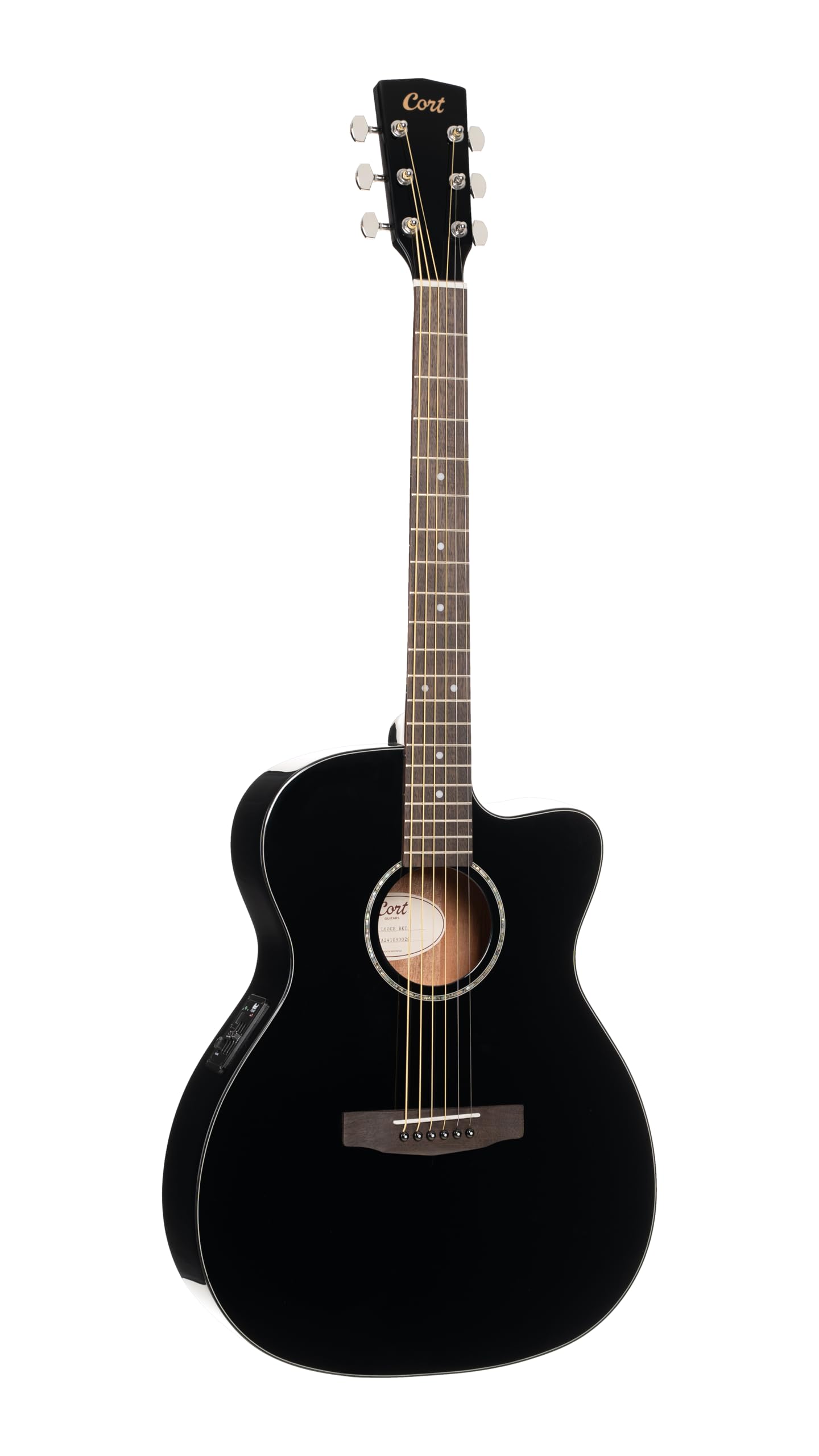 Amazon | Cort L60CEBK Luce 60 OM アコースティックエレキギター