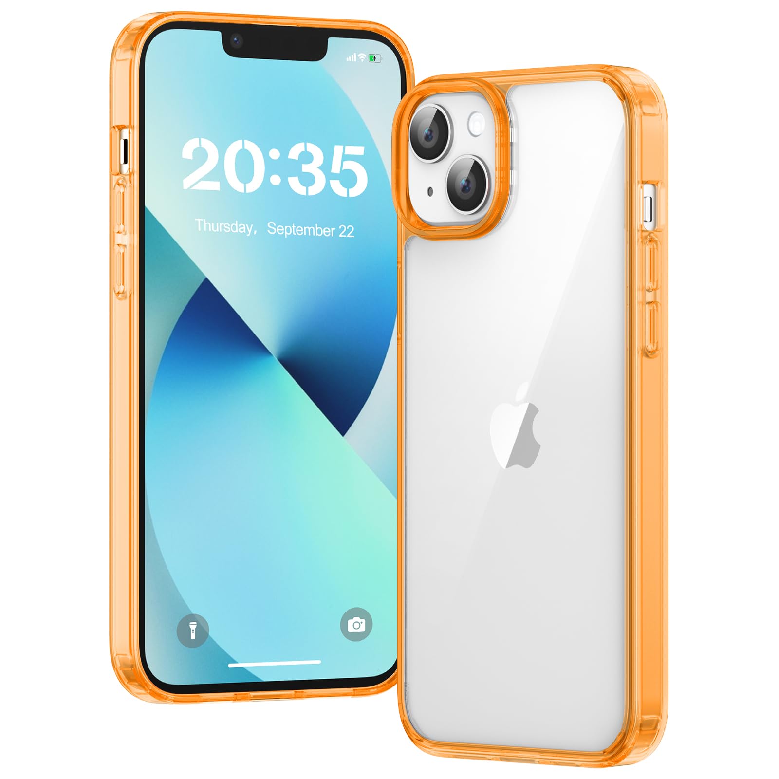 Clear Case for iPhone 15, Ultra Thin, Shockproof TPU Cover, Anti-Yellowing, Crystal Clear, Phone Case for Apple iPhone 15 - Clear — view 468