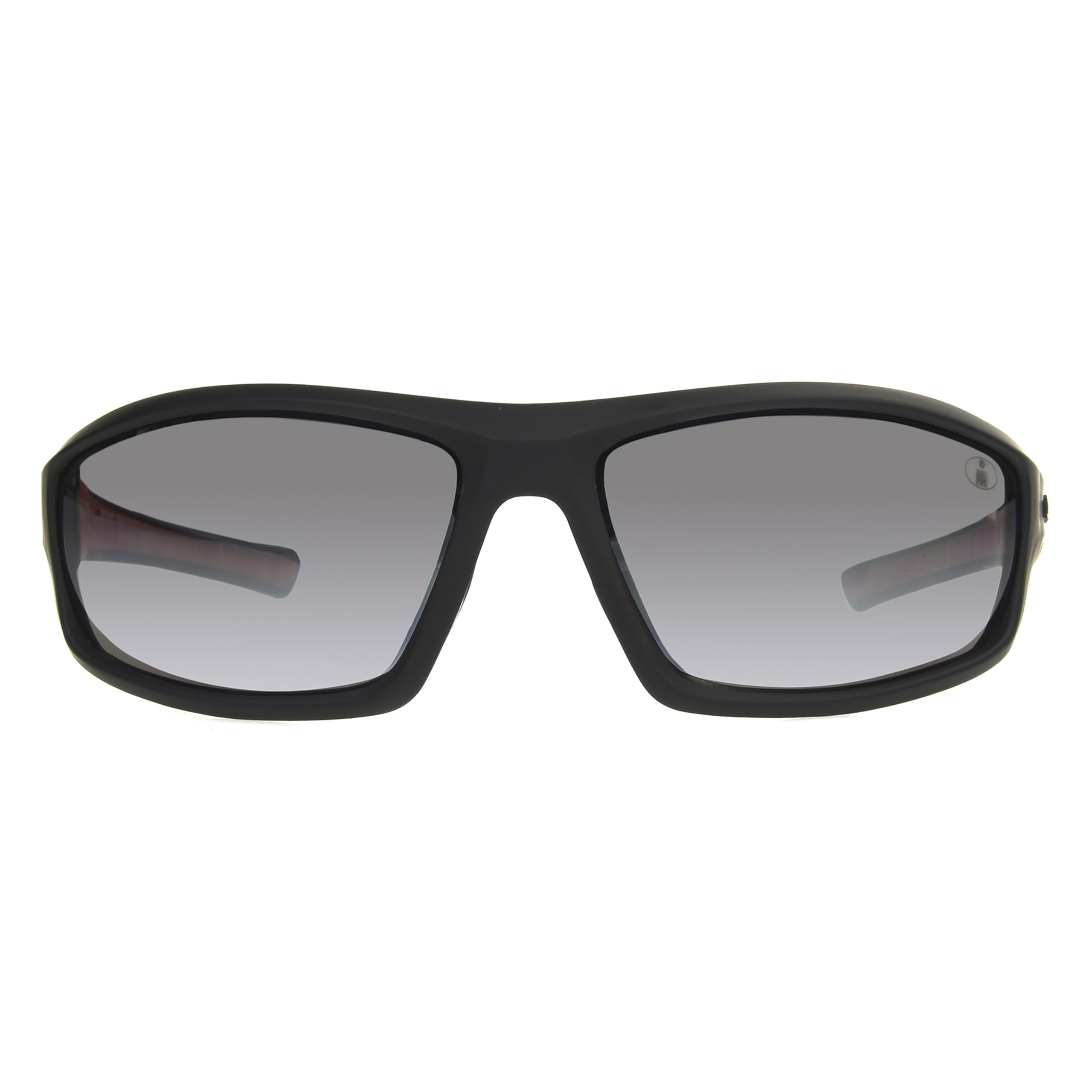 Ironman Dextro - Gafas de sol deportivas envolventes para hombre, color negro, 65 mm