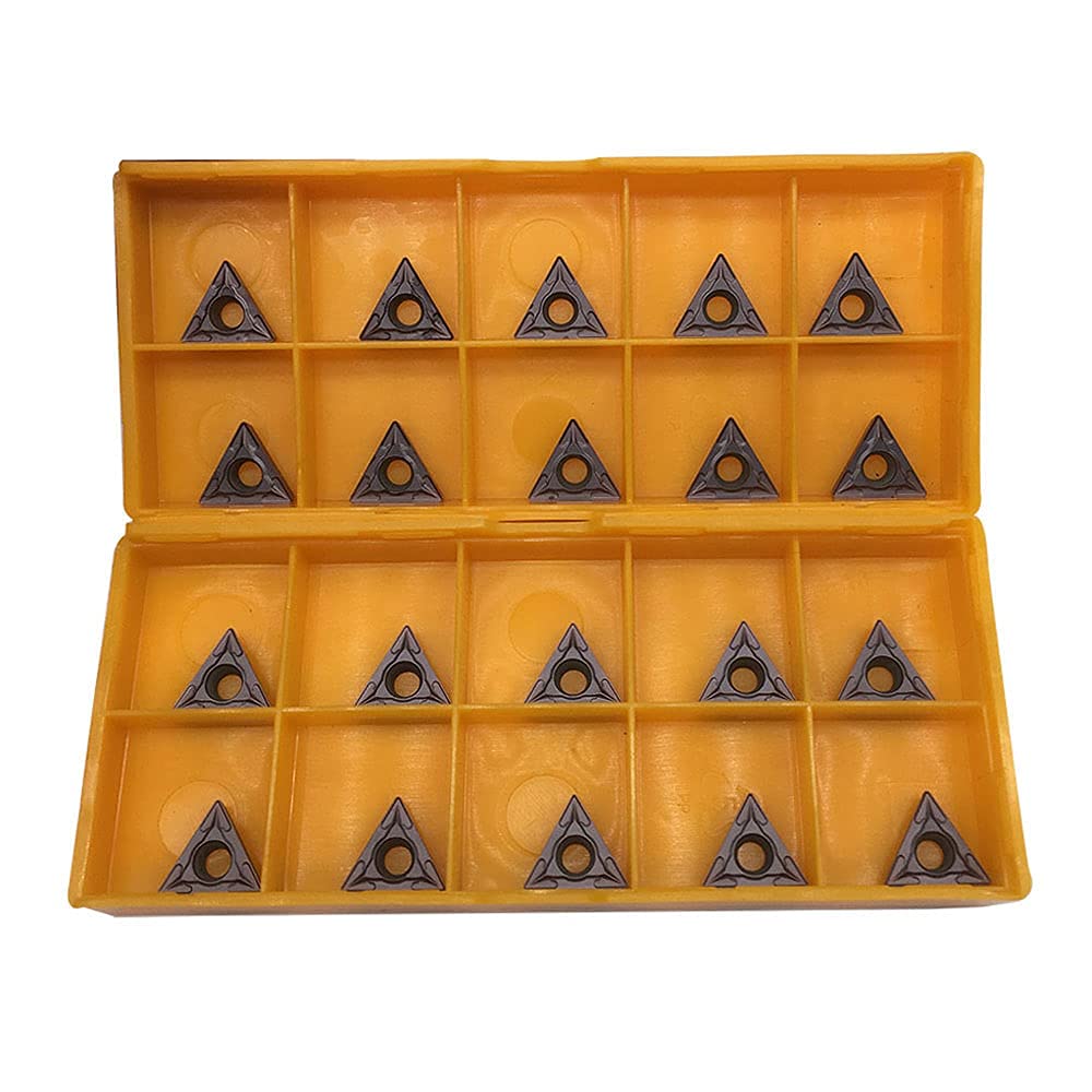 20 inserti in carburo TCMT21.51 TCMT110204 per tornio tornio utensili per acciaio, acciaio inossidabile