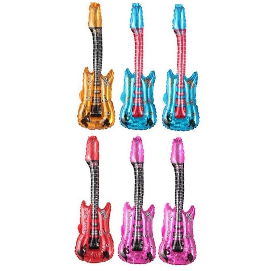 バルーン Amazon.co.jp: ギター バルーン 風船 膨脹可能 おもちゃ 小道具