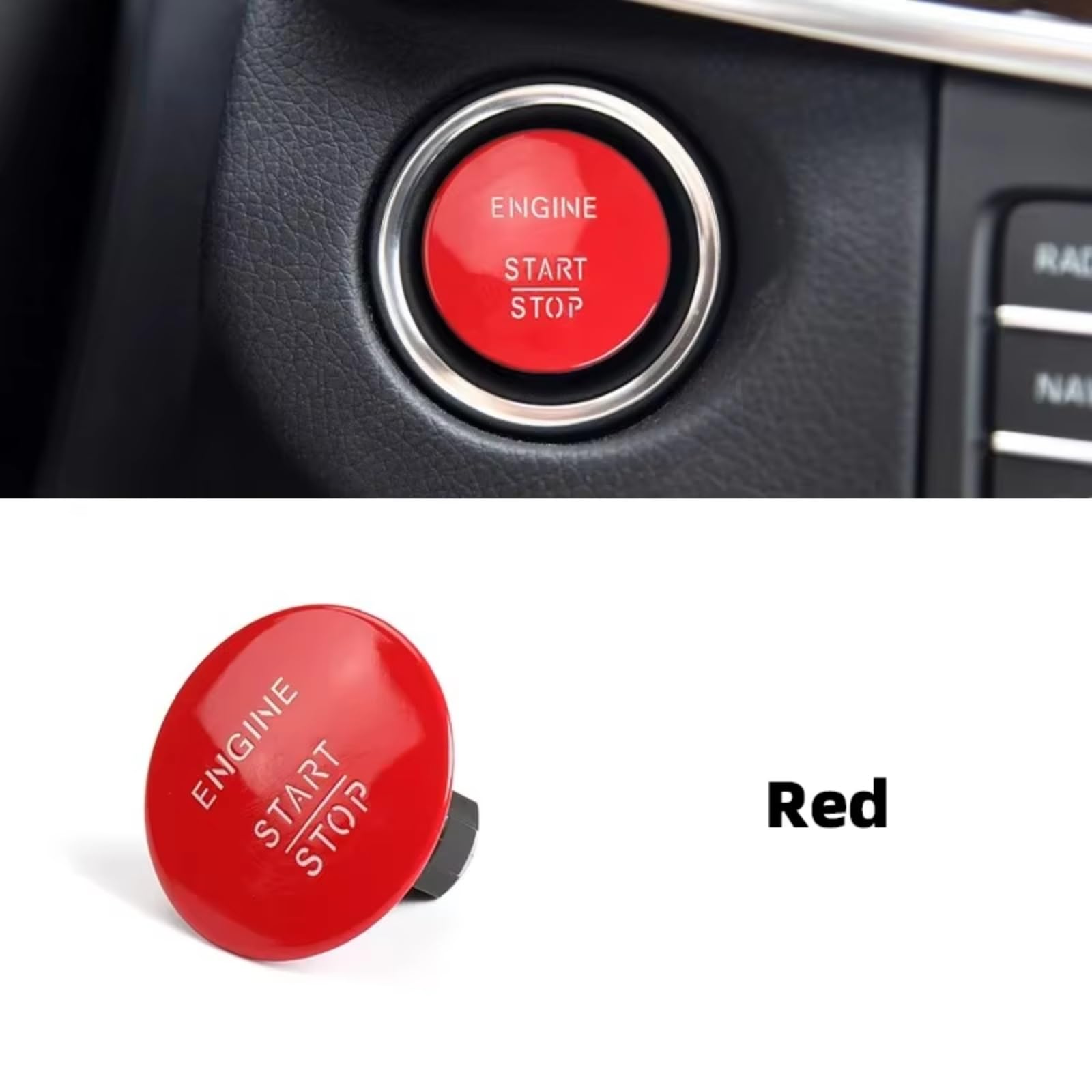 Engine Start Stop Switch Per Classe C W204 2008-2015 Interruttori di accensione | Pulsante Start Stop Accensione motore Interruttore senza chiave Accessori auto 2215450714