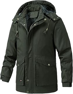 Men's Warm Winter Jacket: Zip Outdoor Leisure Jacket Hooded Puffer Jacket Down Jacket Quilted Jacket Lined with Hood Parka Softshell Down Parka Functional Jacket Hooded Jacket Men's Jacket Casual