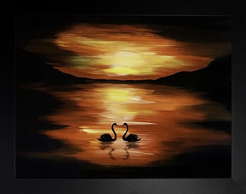 Buyartforless IF EDC422 - Lienzo decorativo (3.9 x 7.9 x 9.8 in), color naranja