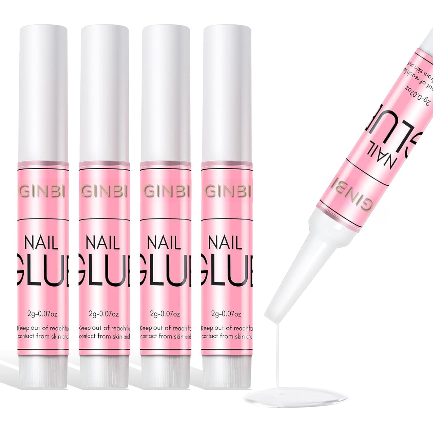 Quick Drying Artificial Nail Glue For Fake/False Nails | Easy to Apply Professional Adhesive Beauty Nail Art Glue (3)-image-11