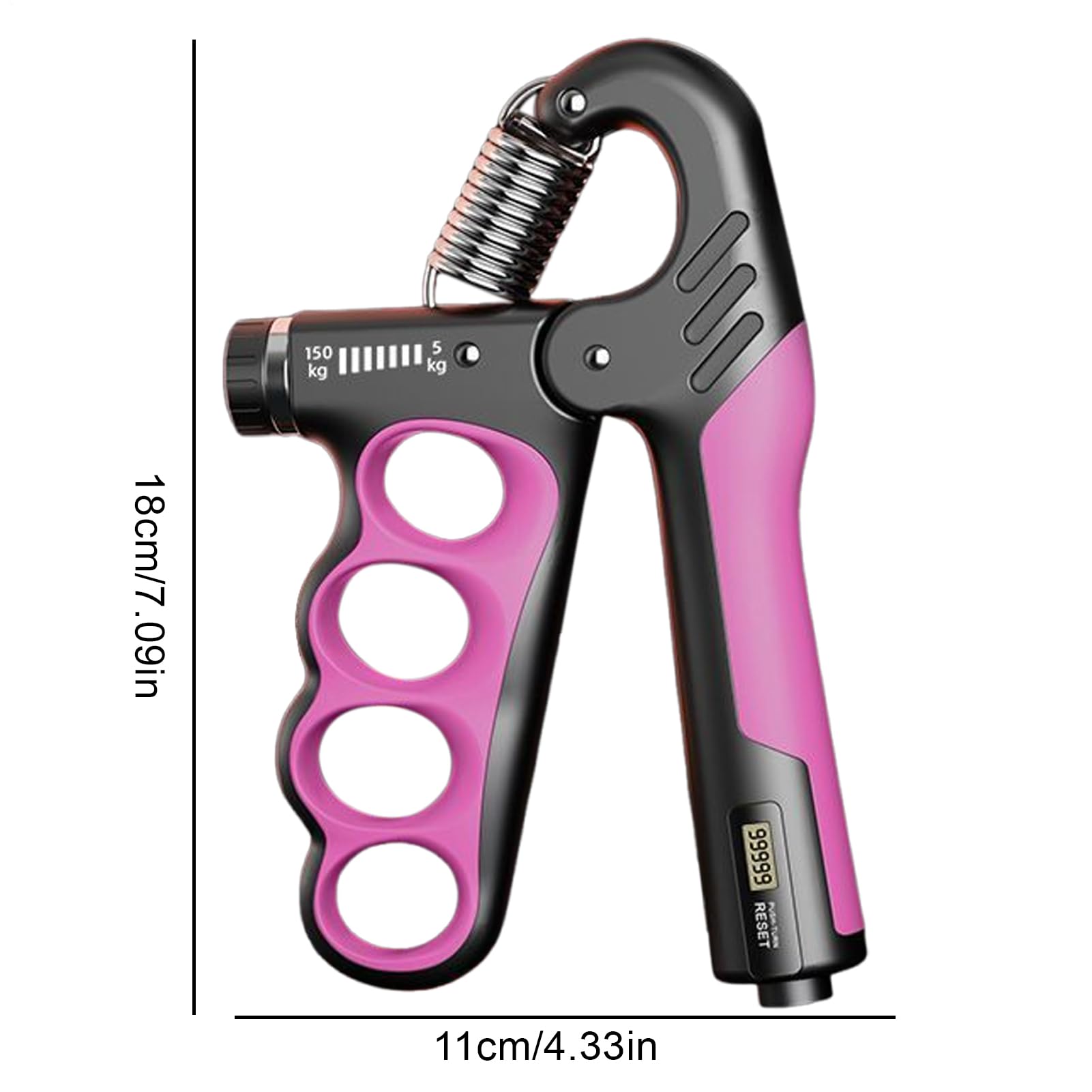 Rinforzatore Per Presa,Allenatore Regolabile Presa Avambraccio - Strumento Per Sviluppo Muscolare, Attrezzatura Ergonomica Per Esercitatore Dita Per Palestra, Viaggio, Scuola, Pendolarismo, Casa