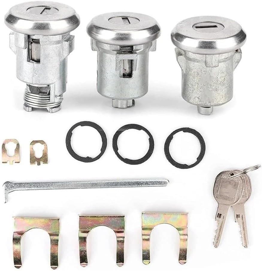 Door Lock Cylinder Kits With Keys For Chevy For Camaro For Caprice 654394765282