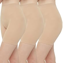 INNERSY Womens Slip Shorts for Under Dresses High Waisted Shorts 2-Pack
