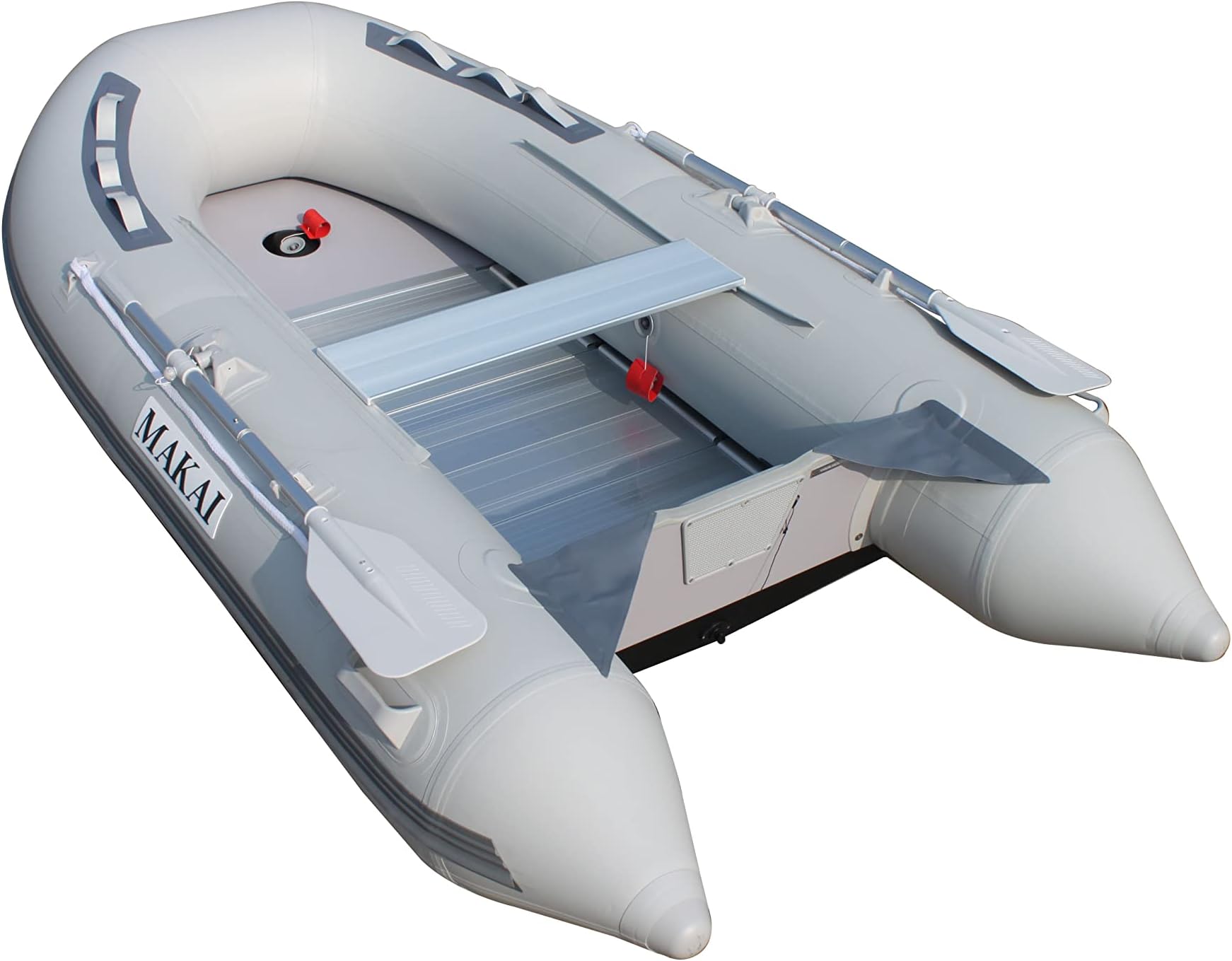 Makai 9.5ft Inflatable Boat Raft Dinghy Pontoon Boat with Aluminum Floor