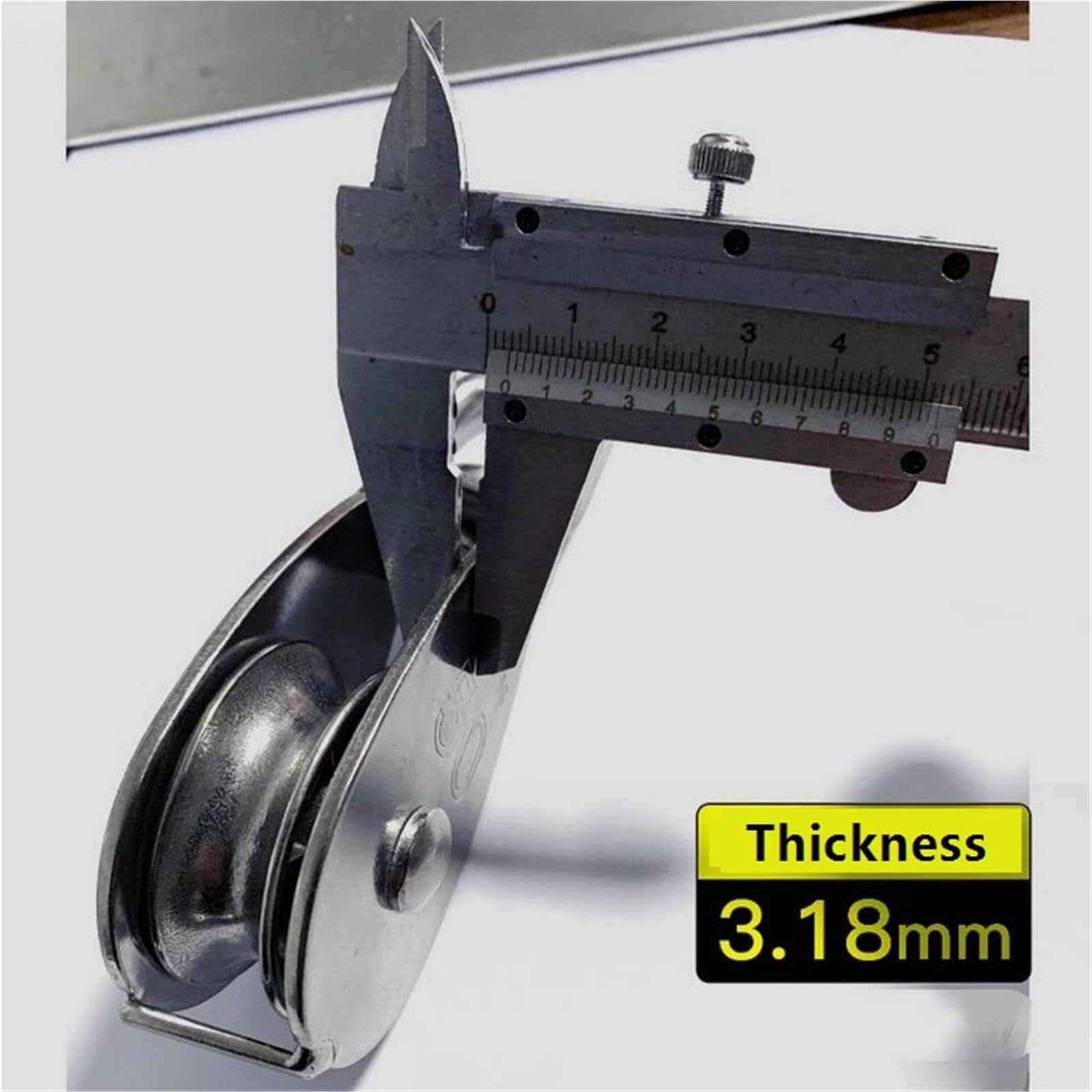 1 paquete de poleas simples M15/M20/M25/M32/M50/M75/M100, rodillo de polea de acero inoxidable 304, polea giratoria de 360 ​​grados for cuerdas de tendedero.(M100)