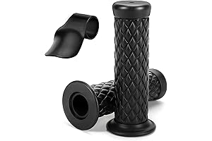 HIAORS Universal Motorcycle Handlebar Grips with Cruise Assist